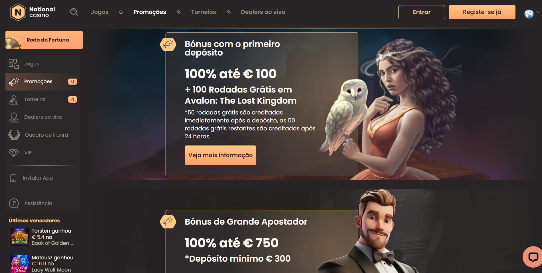 National Casino Bonus